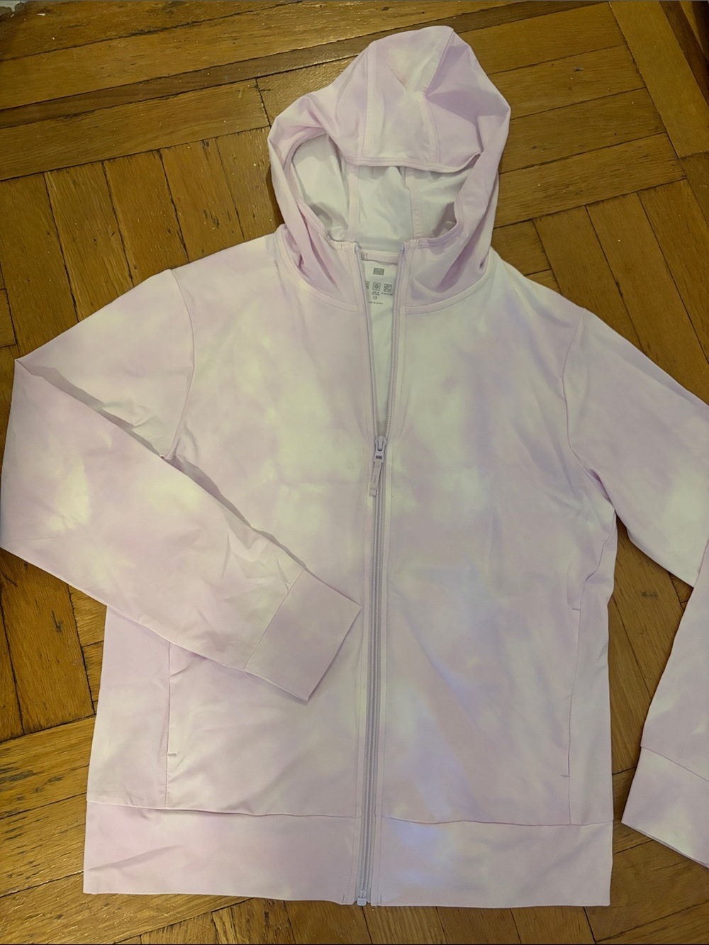 Uniqlo Light Pink Bomber Jacket - Zip Front